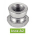 100 Ecrous Inviolables Autocassants M8 mm - Inox A2 - D-Work