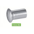 100 Ecrous Relieurs Fraisés Bombés Fendus M4 mm - Inox A2 - D-Work