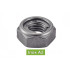 100 Écrous hexagonaux indesserrables M5 - Inox A2 - Bague métal - ACTON