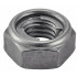 100 Écrous hexagonaux indesserrables M4 - Inox A2 - Bague métal - ACTON