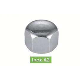 200 Écrous borgnes hexagonaux bas M4 - Inox A2, norme DIN 917 - Résistants et durables - ACTON