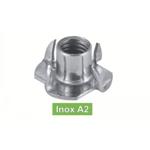 50 Écrous à griffes M5 - Inox A2 - Fixation durable - ACTON