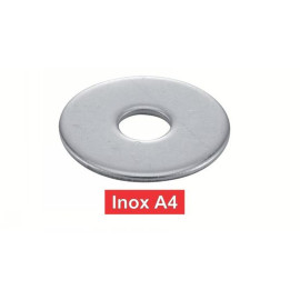 200 Rondelles plates extra larges 3 mm - Inox A4, norme NFE 25513 - Résistantes et anticorrosion - ACTON
