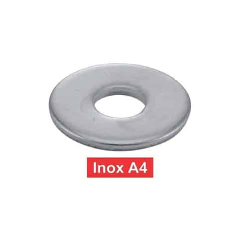 200 Rondelles plates larges 8 mm - Inox A4, norme DIN 9021 - Résistantes et durables - ACTON