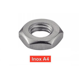 200 Écrous bas hexagonaux M6 - Inox A4, norme DIN 439 - ACTON