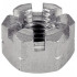 100 Ecrous Hexagonaux à Créneaux M4 mm - DIN 935 - ISO 7035 - NFE27-414 - Inox A4 - D-Work