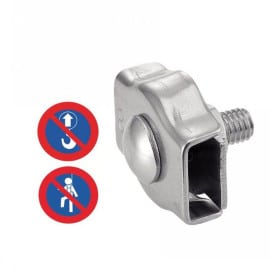 10 Serre-câbles simples 2 mm - Inox A4 - Résistants et durables - ACTON