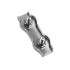 10 Serre-Câbles Plat Double 2 mm - Inox A4 - D-Work