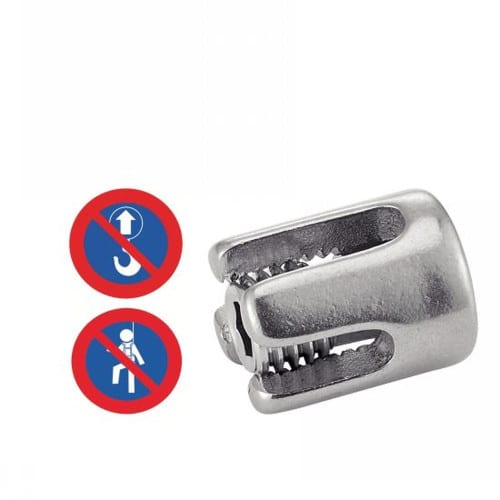 5 Serre-Câbles Croisés M12 mm - Inox A4 - D-Work