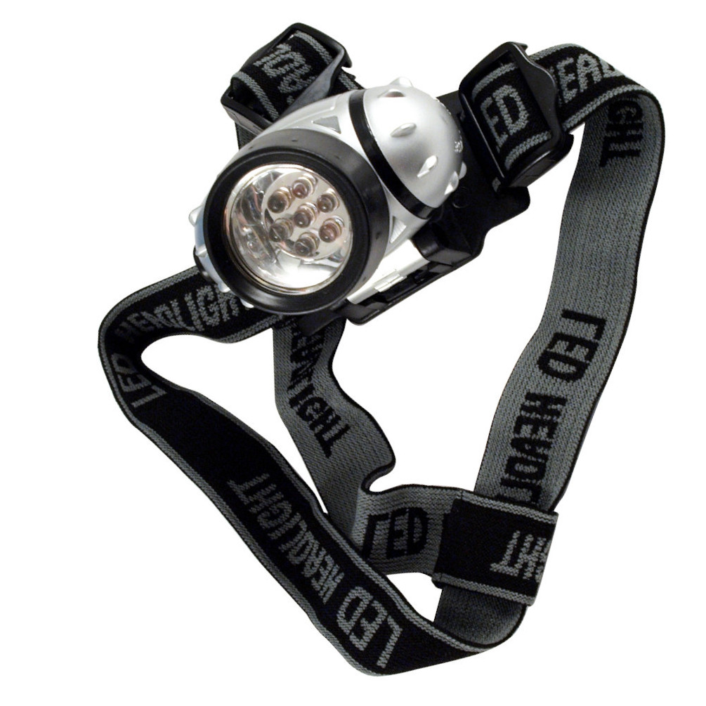 Lampe frontale 1-7 Led pour course, randonnée - 812878 - Beast