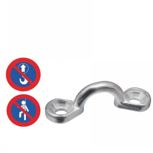 5 Pontets forgés 5 mm - Inox A4 - Poli - ACTON