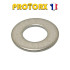 100 Rondelles plates moyennes M3 - Inox A2, norme NFE 25514 - Résistantes et durables - ACTON