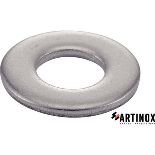 100 Rondelles plates moyennes M4 - Inox A2, norme NFE 25514 - Résistantes et durables - ACTON