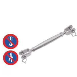 Ridoir à chapes fixes soudées 8 mm - Inox A4 - Petit modèle - ACTON