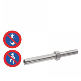 5 Embouts filetés à sertir pas à gauche 5 mm - Inox A4 - Petit modèle - ACTON