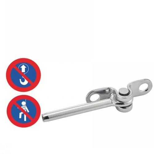 10 Embouts à Sertir Mural Articulé 4 mm - Inox A4 - D-Work