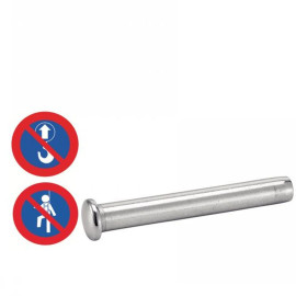 5 Terminaisons à sertir tête cylindrique bombée 6 mm - Inox A4 - Résistantes et durables - ACTON