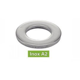 50 Rondelles Plates Etroites Type Z 14 mm - NFE 25514 - ISO 7092 - Inox A2 - D-Work