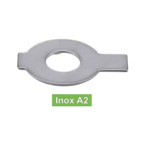 10 Freins d’écrous droits à ailerons 33 mm - Inox A2, norme NFE 25540 - Anticorrosion et durables - ACTON