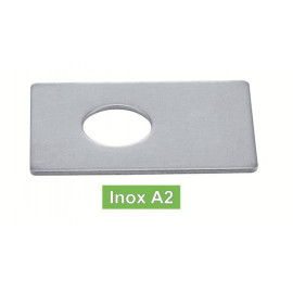 10 Freins d’écrous rectangulaires 30 mm - Inox A2, norme NFE 25540 - Anticorrosion et durables - ACTON
