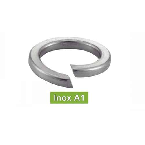 50 Rondelles élastiques section carrée 16 mm - Inox A1, norme DIN 7980 - ACTON