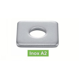 25 Rondelles carrées 20 mm - Inox A2, norme DIN 436 - Résistantes et durables - ACTON