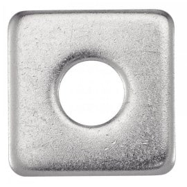 50 Rondelles carrées 12 mm - Inox A2, norme DIN 436 - Résistantes et durables - ACTON