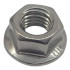 100 Écrous à embase crantée M12 - Inox A2, norme DIN 6923 - Fixation durable et anticorrosion - ACTON