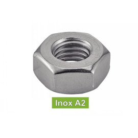 100 Écrous hexagonaux M12 - Inox A2, norme ISO 4032 - Résistants et durables - ACTON