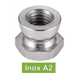 50 Ecrous Inviolables Autocassants M12 mm - Inox A2 - D-Work
