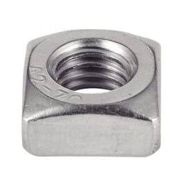 100 Écrous carrés M10 - Inox A2, norme DIN 557 - Résistants et durables - ACTON