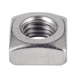 100 Ecrous Carrés M12 mm - DIN 557 - UNI 5597 - Inox A2 - D-Work