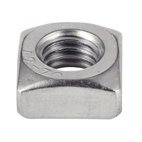 100 Ecrous Carrés M12 mm - DIN 557 - UNI 5597 - Inox A2 - D-Work
