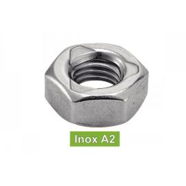 50 Écrous autofreines hexagonaux M14 - Inox A2, DIN 980 - Sécurisés et durables - ACTON