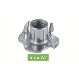 50 Écrous à griffes M10 - Inox A2 - Fixation durable - ACTON
