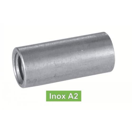 10 Manchons cylindriques taraudés M16 - Inox A2 - Fixation durable - ACTON