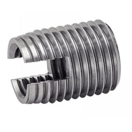 25 Inserts filetés métal 12 mm - Inox A1 - Fixation durable - ACTON