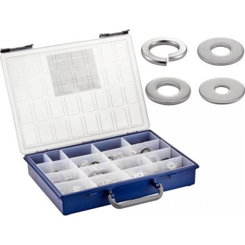 Coffret 1570 Pcs Rondelles M3 à M16 mm - Inox A2 - D-Work