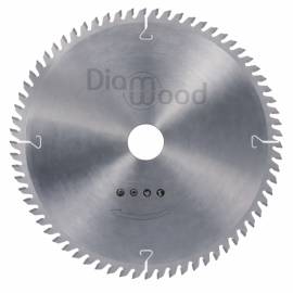 Lame de Scie Circulaire HM D. 235 x Al. 30 x ép. 2,8/2.0 mm x Z62 TP Neg pour Aluminium - Diamwood