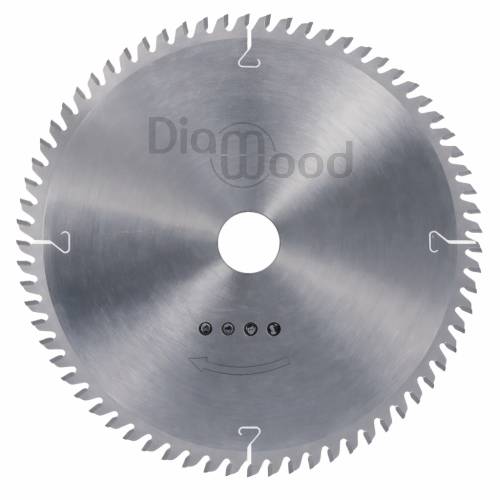 Lame de Scie Circulaire HM D. 235 x Al. 30 x ép. 2,8/2.0 mm x Z62 TP Neg pour Aluminium - Diamwood