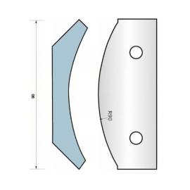 Jeu de 2 Fers Profilés N°325 pour P.O. HT 90mm - Précision et Performance - Outil Indispensable - LEMAN