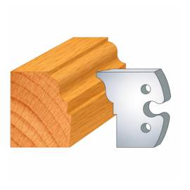 Jeu de 2 Contre-Fers Profilés HT 50mm N°274 - Précision et Robustesse - Outil Indispensable pour Menuiserie - LEMAN