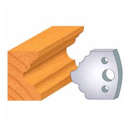 Jeu de 2 Fers Profilés Acier HT 50mm N°279 - Résistance et Précision - Outil Indispensable pour Menuiserie - LEMAN