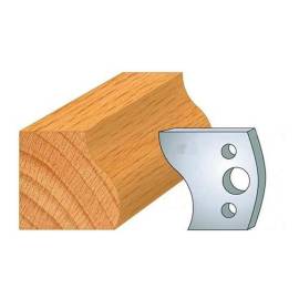 Jeu de 2 Fers Profilés Acier HT 40mm - N°009 - Précision et Durabilité - LEMAN