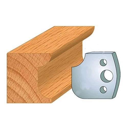 Jeu de 2 Fers Profilés Acier HT 40 x 4 mm - N°176 Fer R 12 mm - Outil de menuiserie - Diamwood