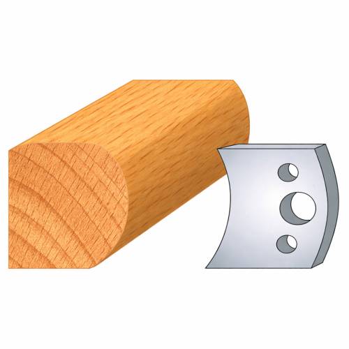 Jeu de 2 Fers Profilés Acier HT 40mm - N°008 - Précision et Durabilité pour Usinage - LEMAN