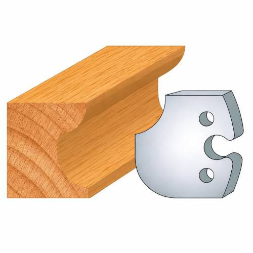 Jeu de 2 Fers Profilés Acier HT 40 x 4 mm - N°177 Fer R 15 mm - Outil de menuiserie - Diamwood