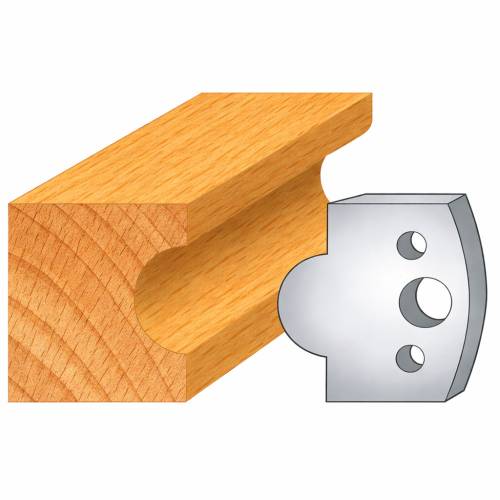 Jeu de 2 Fers Profilés Acier HT 40 x 4 mm - N°014 Gueule de loup - Outil de menuiserie - Diamwood