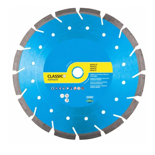 Disque Diamant Segments Asphalte/Béton Armé 350x20 HT 10 - Haute Performance - Découpe Précise et Durable - LEMAN