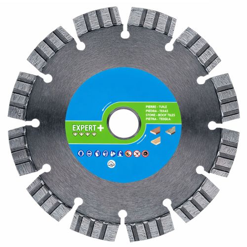 Disque Diamant Segments Turbo Granit Quartz 125x22 HT 12 - Performance Optimale - Découpe Précise - LEMAN